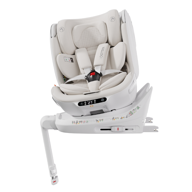 WELLDON - Smart Turn Air 360 Degree Rotating Car Seat - Ivory