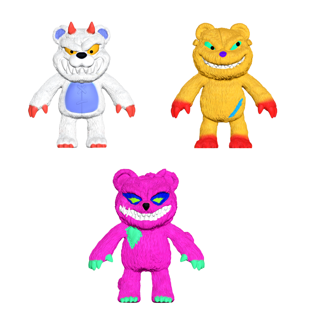 شخصية قابلة للتجميع من سلسلة عصابة الشر المتوهجة من ستريتشابالز - قد يختلف التصميم - قطعة واحدة - 14 سم