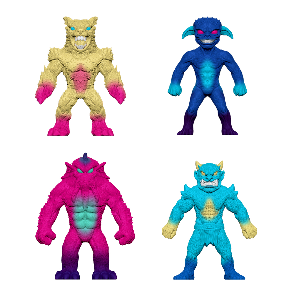 شخصية قابلة للتجميع من سلسلة وحوش القوة الملونة من ستريتشابالز - قد يختلف التصميم - قطعة واحدة - 14 سم