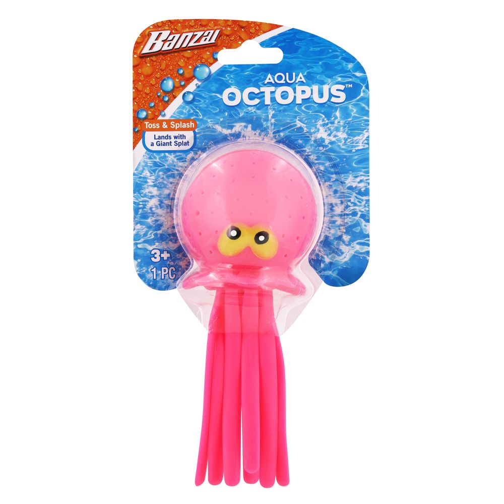 Banzai - Aqua Octopus - Color May Vary - 1 Pc
