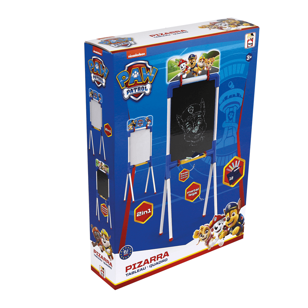 Chicos - 2-In-1 Paw Patrol Pizarra Mini Writing Board Set - Multicolor
