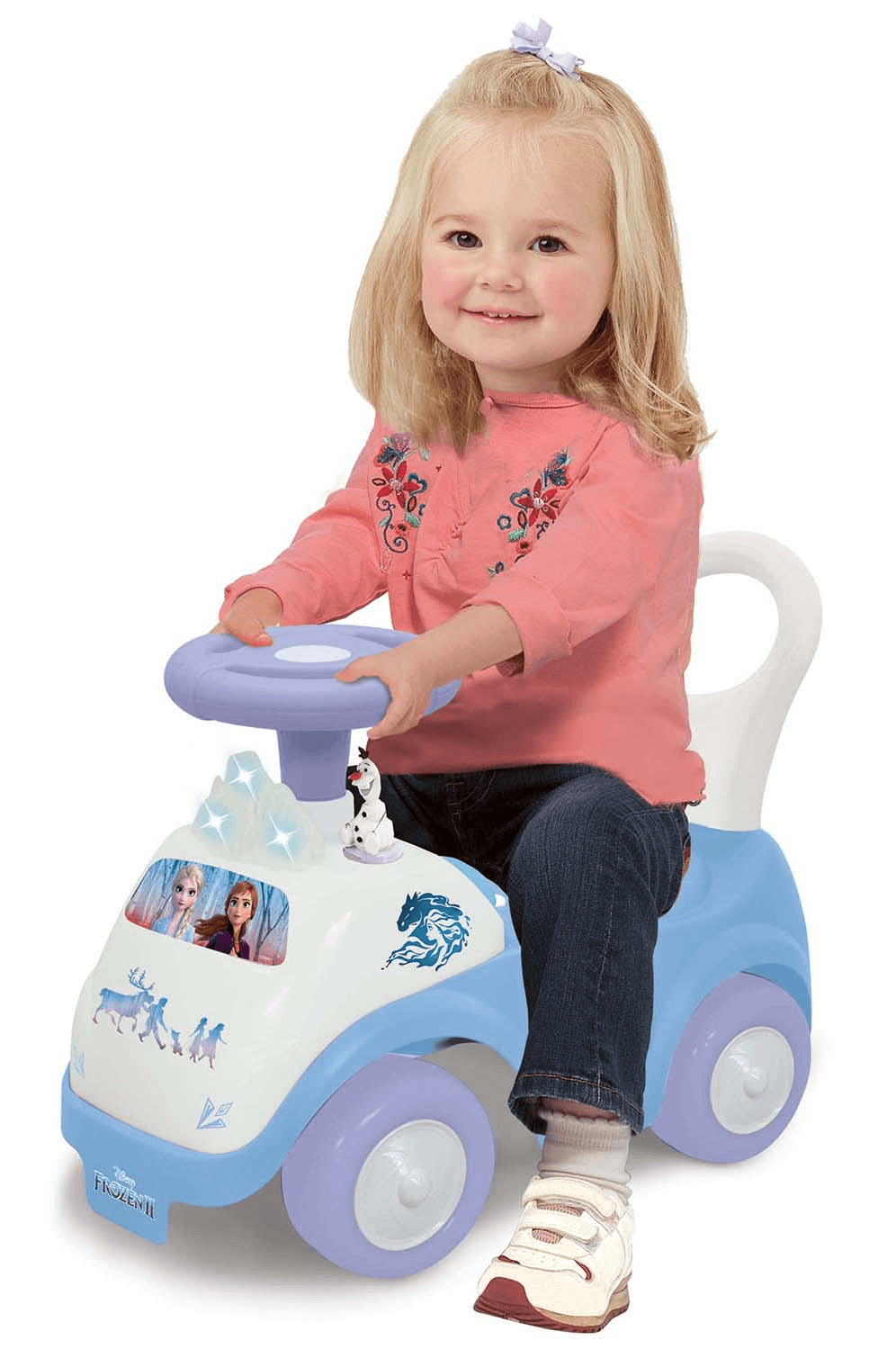 Kiddieland - Light N' Sound Frozen Activity Ride-On - Blue
