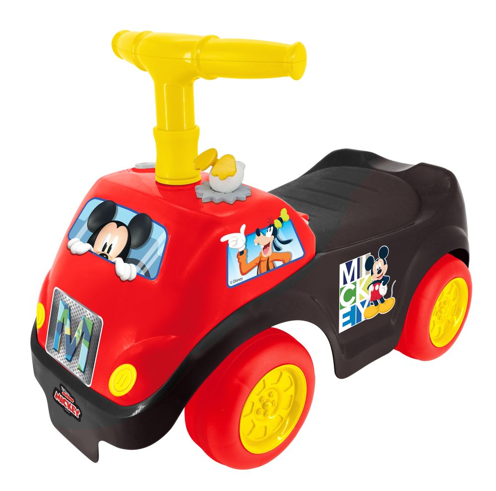 Kiddieland - Mickey Activity Ride-On - Lights & Sounds - Red