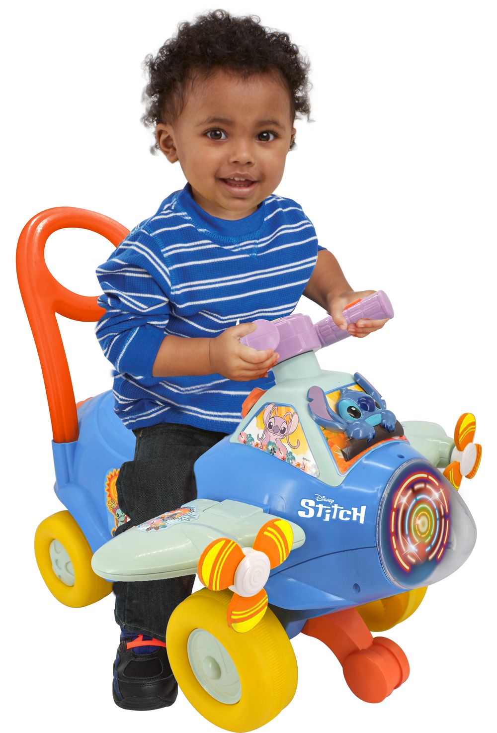 Kiddieland Spinning Lights Stitch Activity Plane