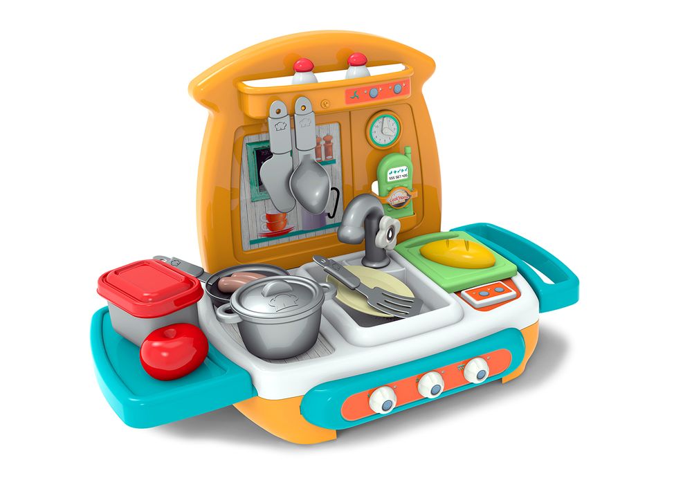 Chicos - Premier Kitchen Pretend Playset - Multicolor - 17 Pcs