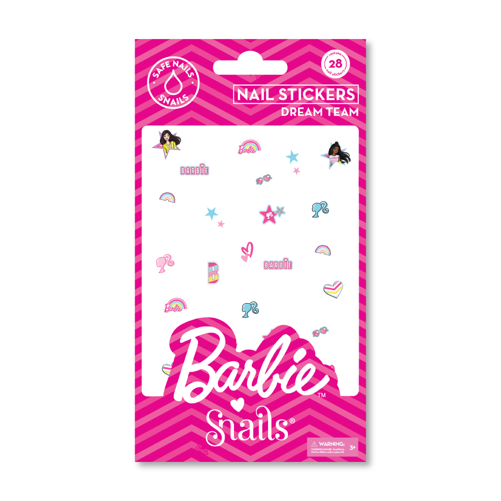 Snails - Barbie Nail Stickers - Dream Team - 28 Pcs