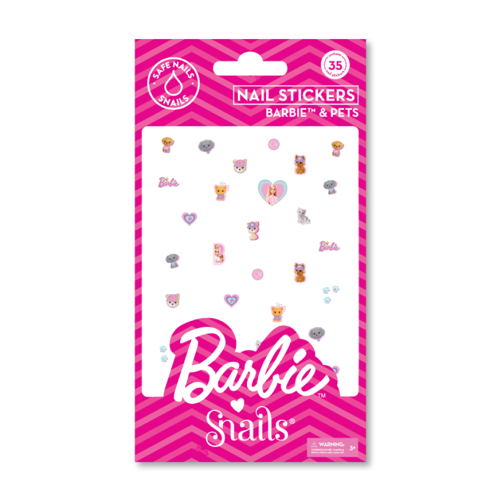 Snails - Barbie Nail Stickers - Pets - 35 Pcs