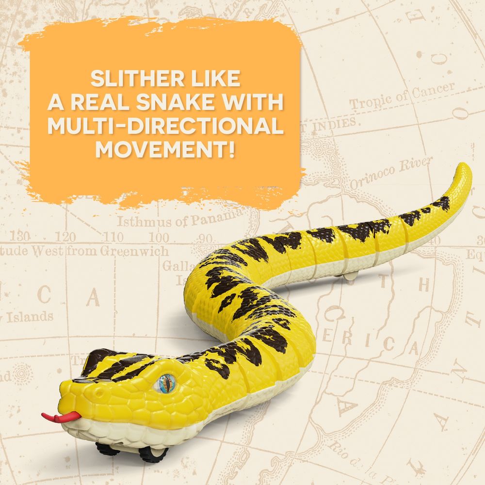 Terra Remote Control Snake Toy - Yellow Anaconda