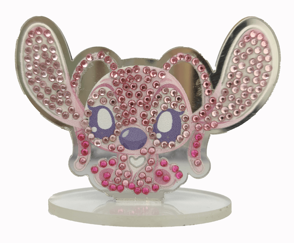 كرافت بادي - مجموعة تزيين مرآة بالكريستال - قطعتين