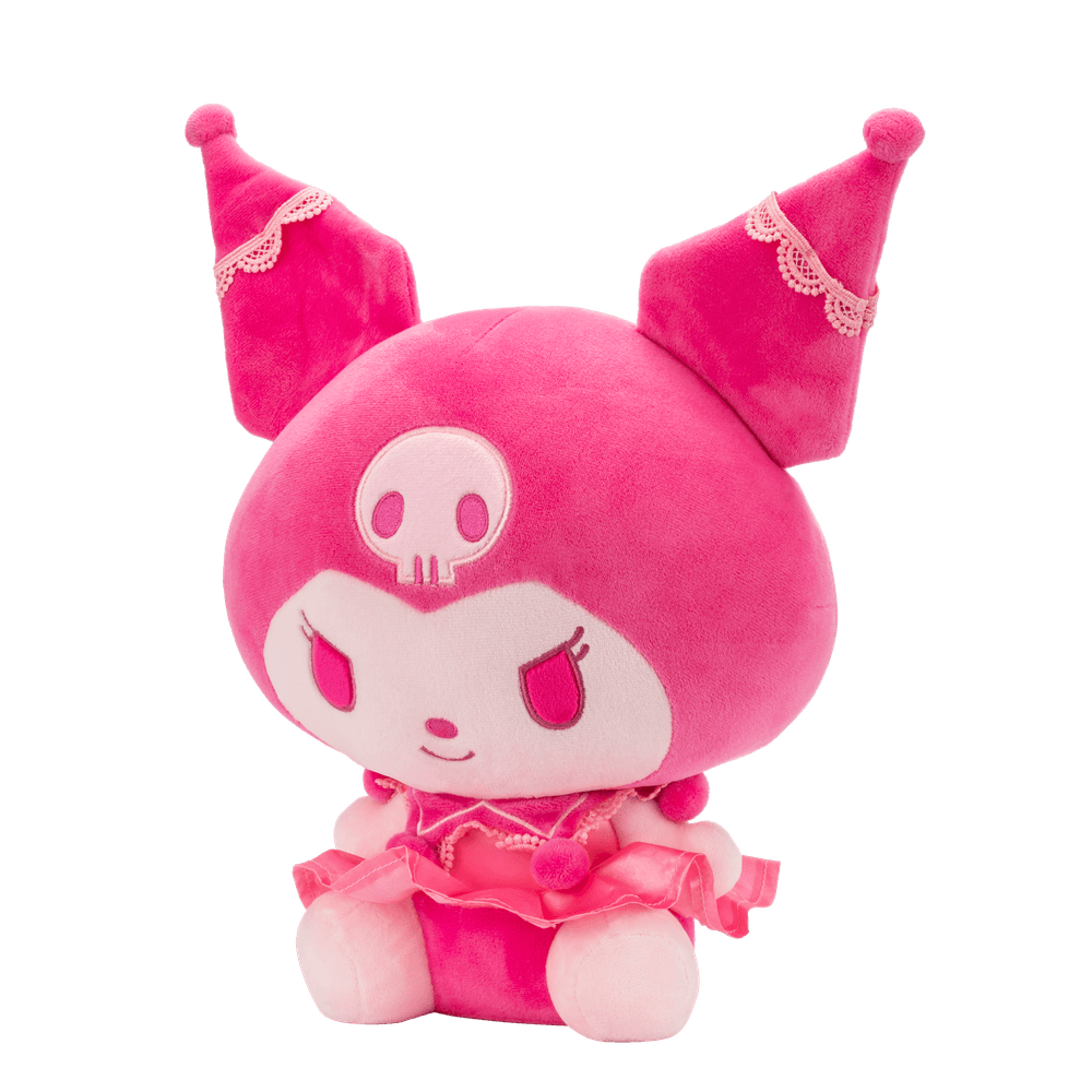 هالو كيتي - دمية محشوة W1 - كورومي - زهري أحادي اللون - 30 سم