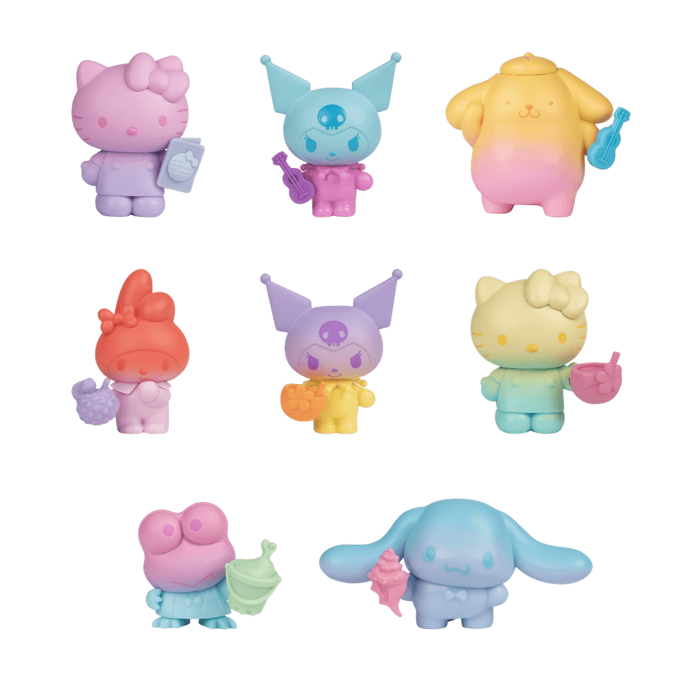 Hello Kitty - Toy Figure - Pack of 8