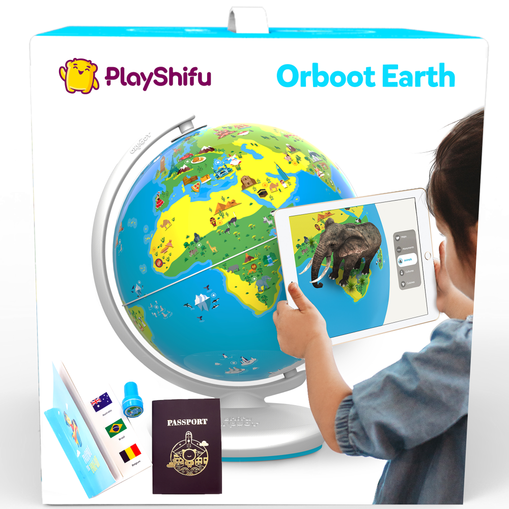 Playshifu - Orboot Earth Smart Educational Globe - Blue