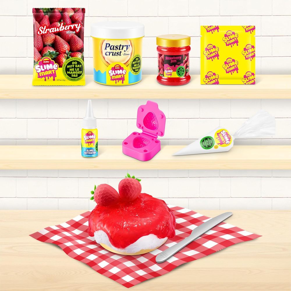 Zuru - Slime Mart Strawberry Cheesecake Kit - 12 Pcs