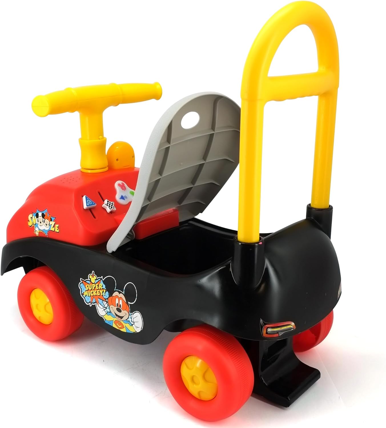 Kiddieland - Disney Mickey Lights N Sounds Activity Ride-On - Red