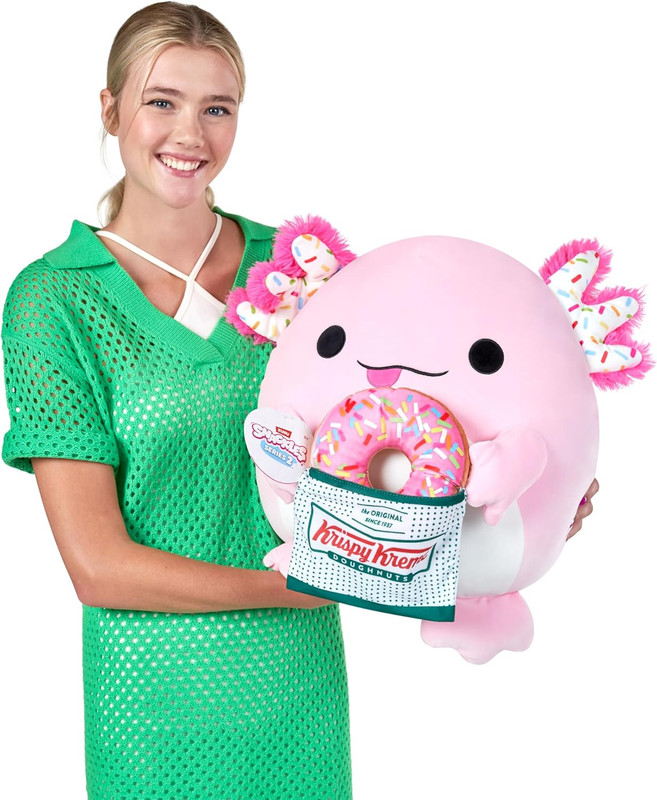 ZURU - Snackles Series 2 - Axolotl & Krispy Kreme 14 Inch Plush