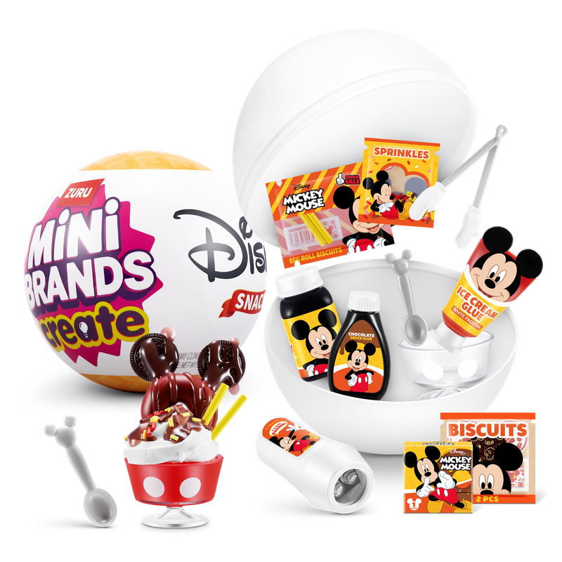 Zuru - Disney Snacks Collectible Mini Food Toys - Style May Vary - 1 Pc
