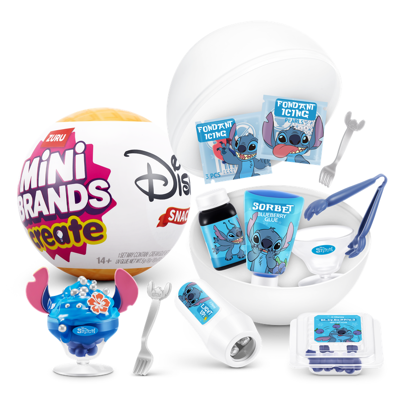 Zuru - Disney Snacks Collectible Mini Food Toys - Style May Vary - 1 Pc