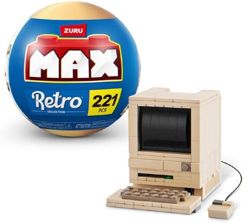 زورو - مجموعة مكعبات التركيب ماكس ريترو  - قد يختلف التصميم - 1 قطعة