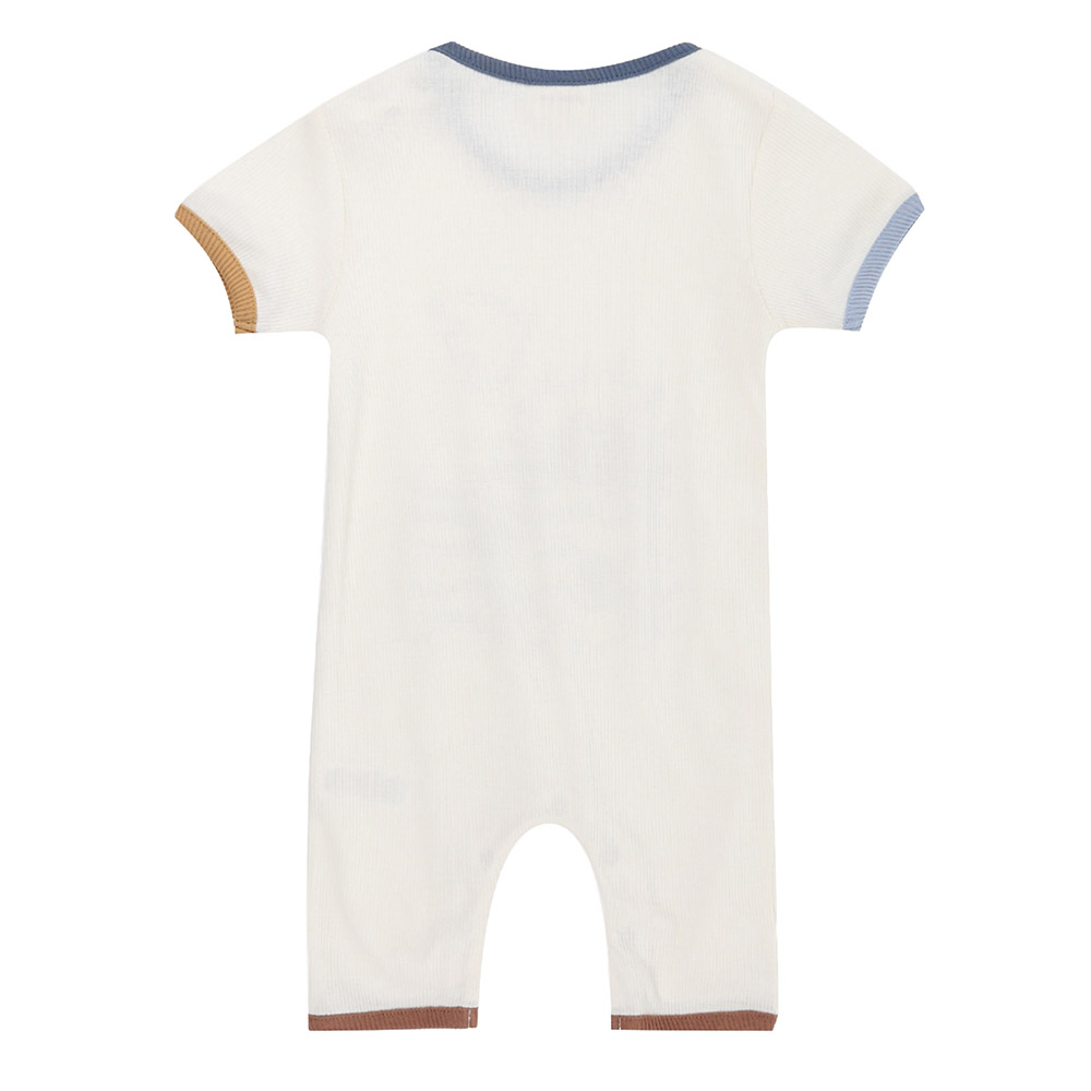 تيرتل دوف لندن - أفرول بطبعة الطبيعة للأطفال - أبيض