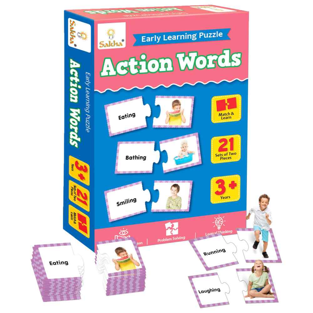 Early Learning Puzzle - Action Words