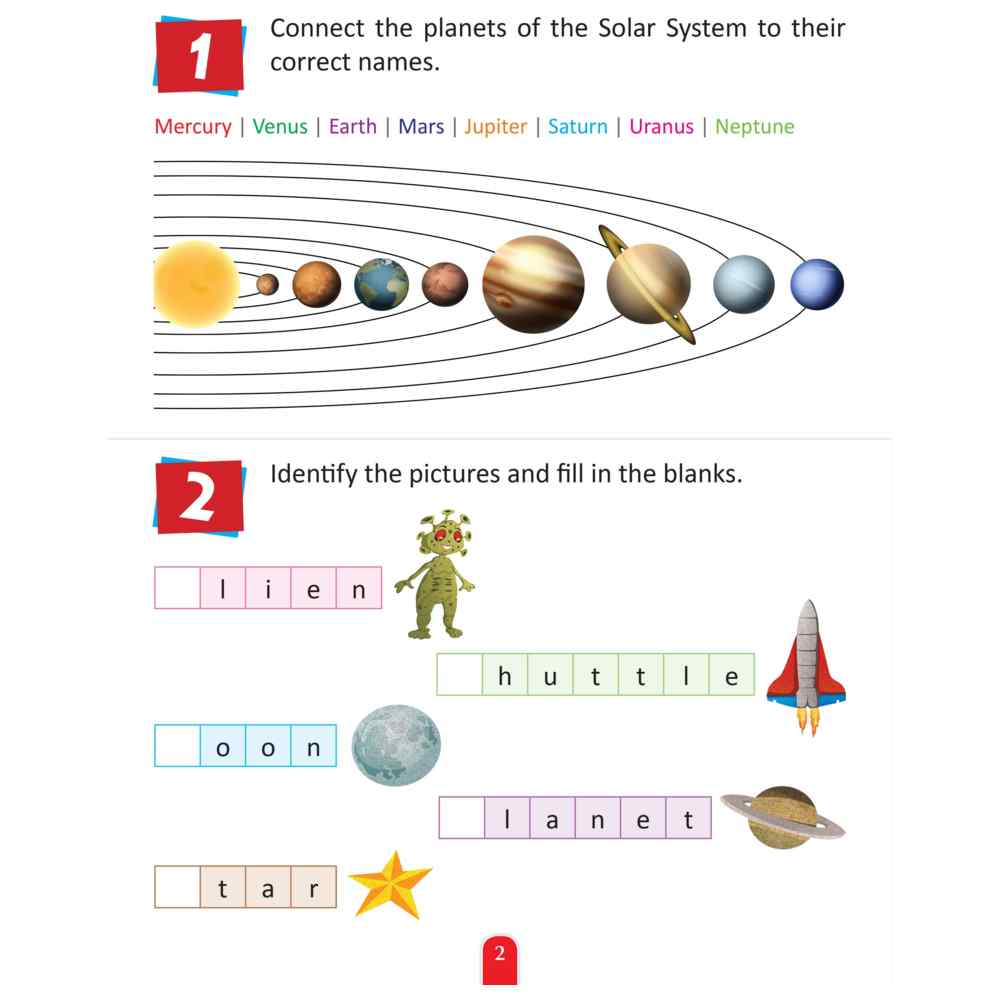 كتاب الأنشطة - الفضاء
