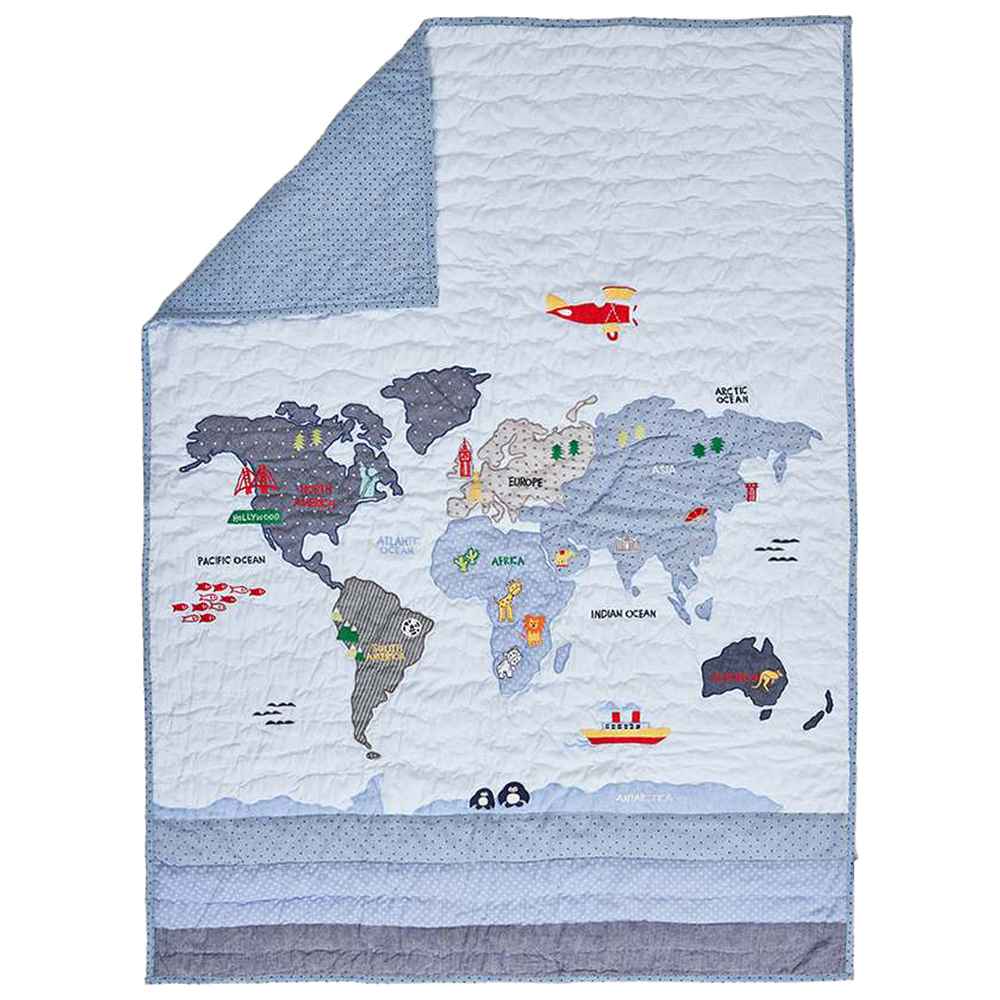 Little West Street - My World Quilt - Blue