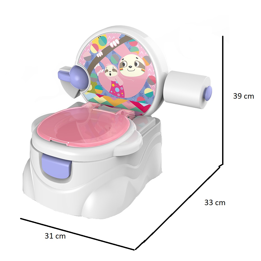 Little Angel Baby Potty Seat Training Toilet Chair With Lid - Pink