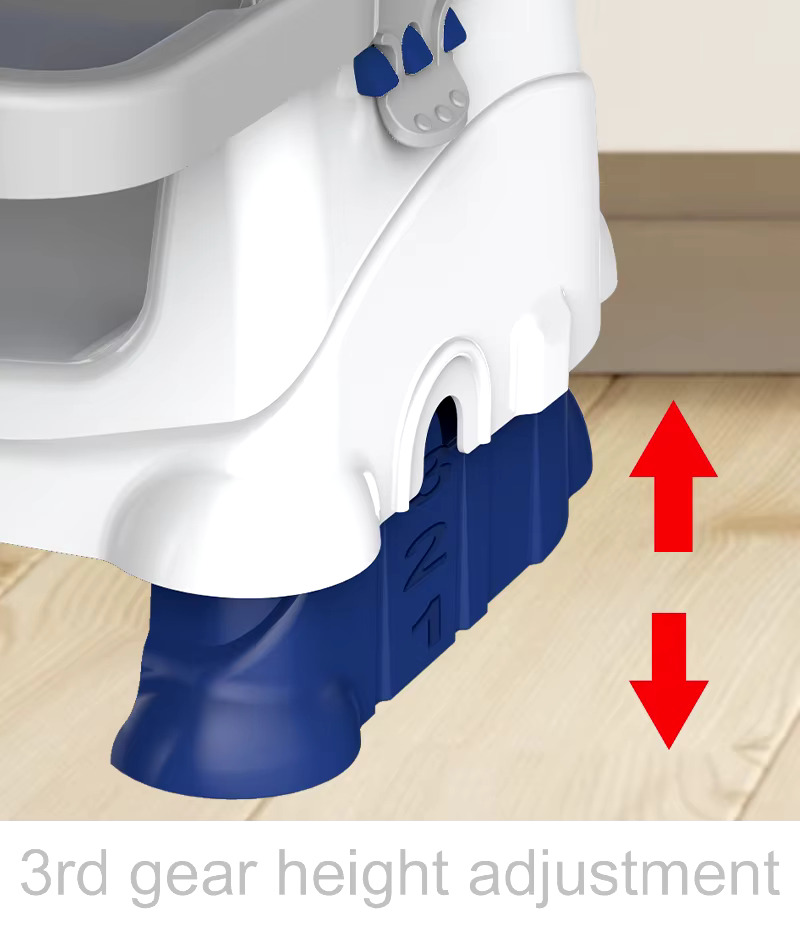 Little Angel 3-in-1 Convertible Baby Dining Chair Blue