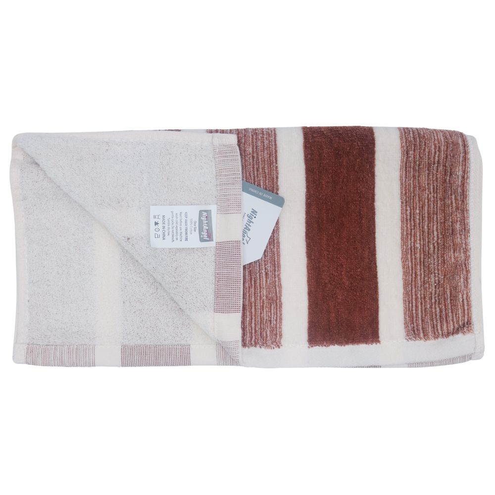 نايت أنجل - منشفة أطفال قطنية مخططة