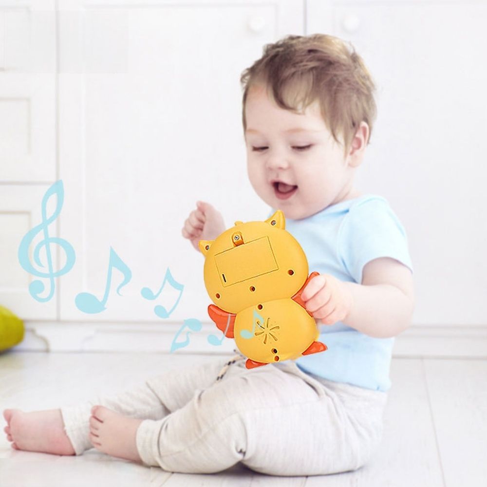 ليتل أنجل - لعبة بومة موسيقية صغيرة مع أضواء وأصوات - أصفر