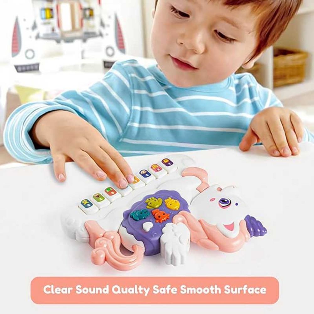 ليتل أنجل - لعبة يونيكورن موسيقية للأطفال مع أضواء وأصوات - متعددة الألوان