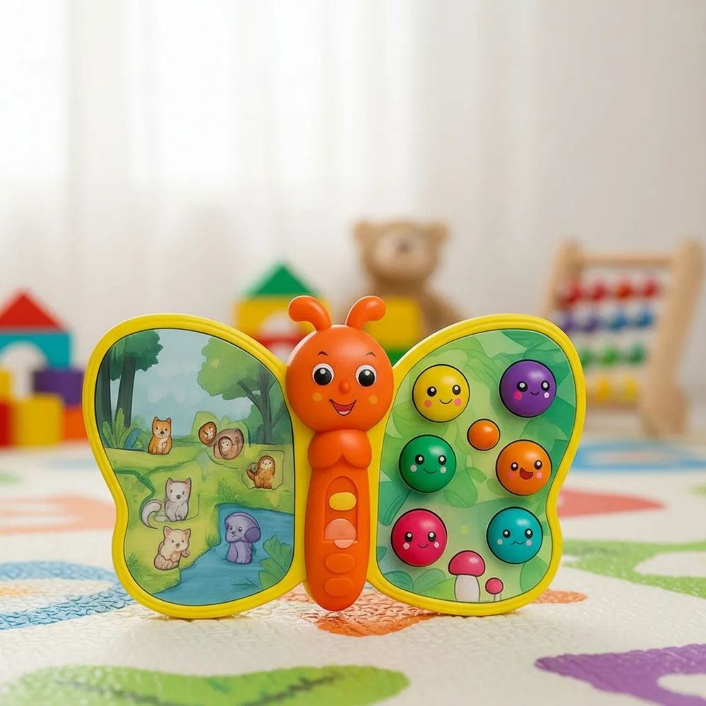 ليتل أنجل - لعبة فراشة موسيقية للأطفال مع أضواء وأصوات