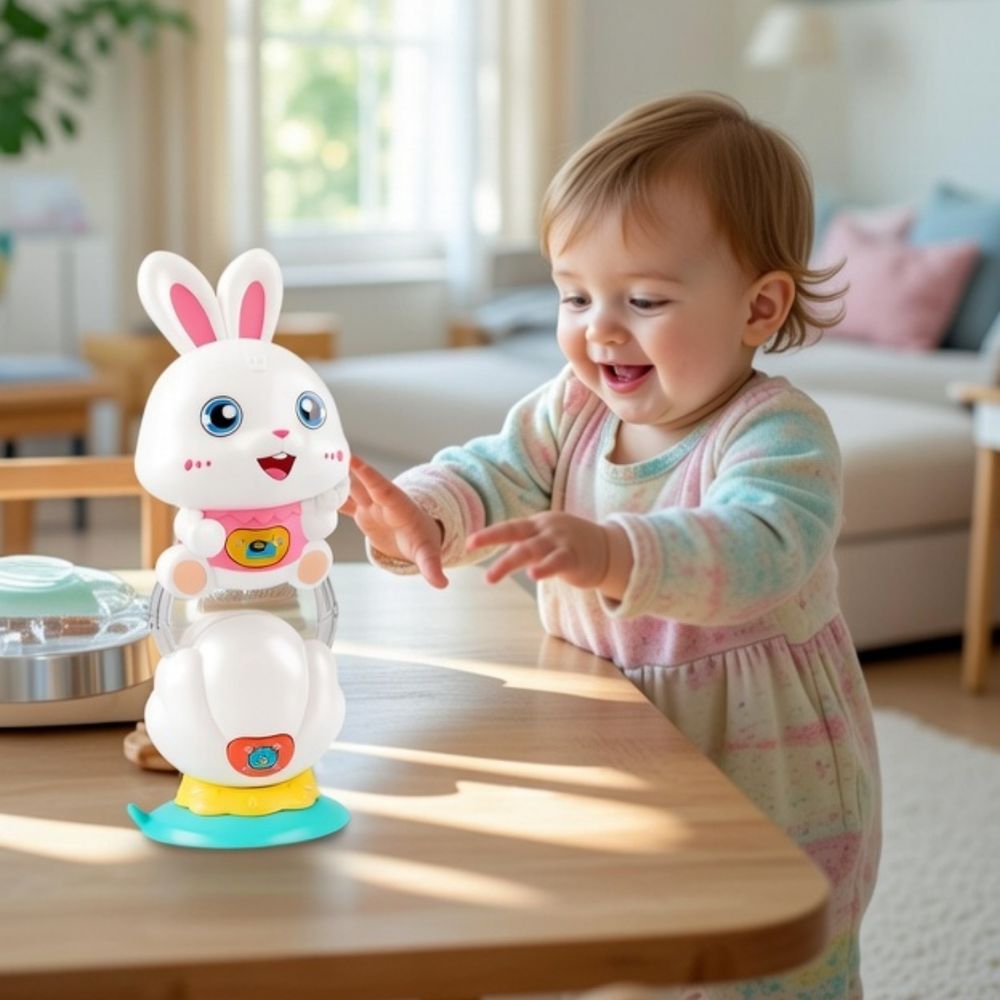 ليتل أنجل - لعبة خشخيشة أرنب موسيقية للأطفال