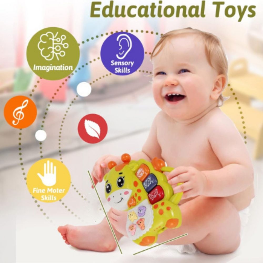 ليتل أنجل - لعبة زرافة موسيقية للأطفال