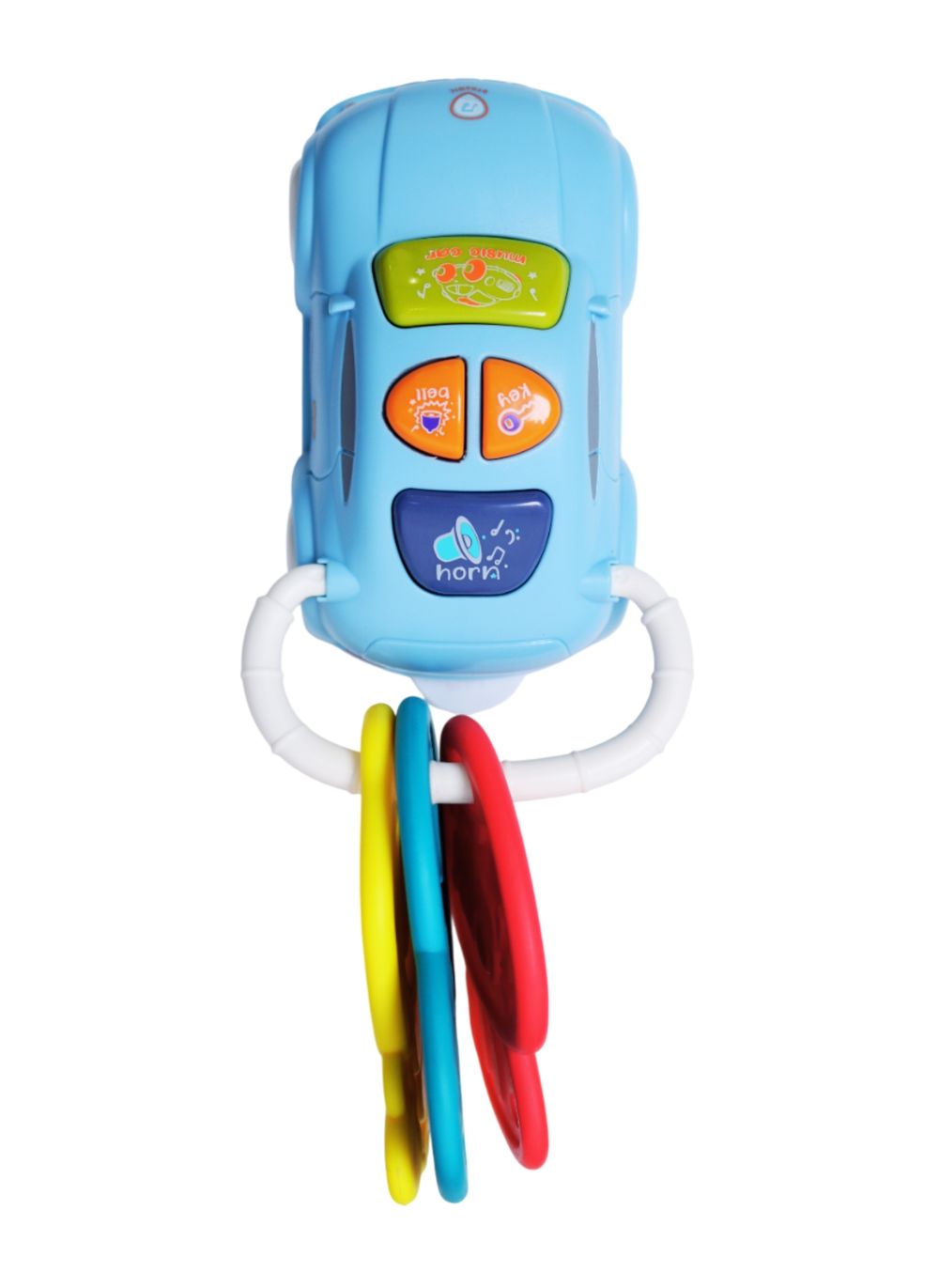 Little Angel Car Key Shaped Baby Musical Toy - Multicolor