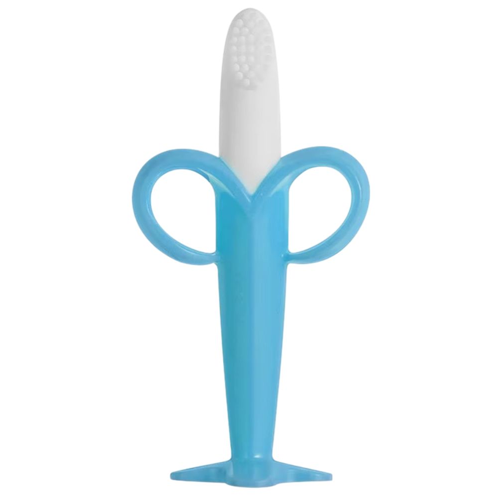 Little Angel Baby Silicone Teether & Training Toothbrush - Multicolor