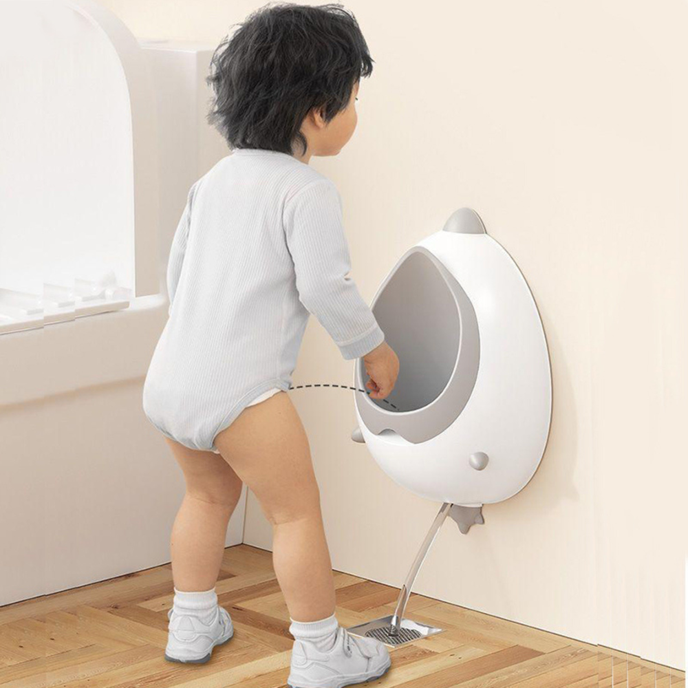 Little Angel Potty Training Urinal For Boys Wall Mounted- Grey