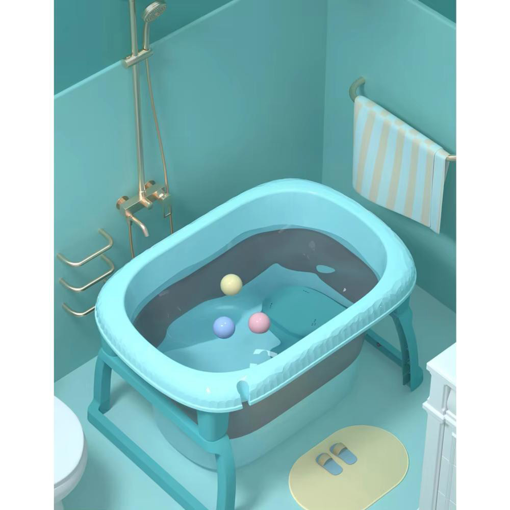 Little Angel Baby Foldable Bath Tub With Seat Support