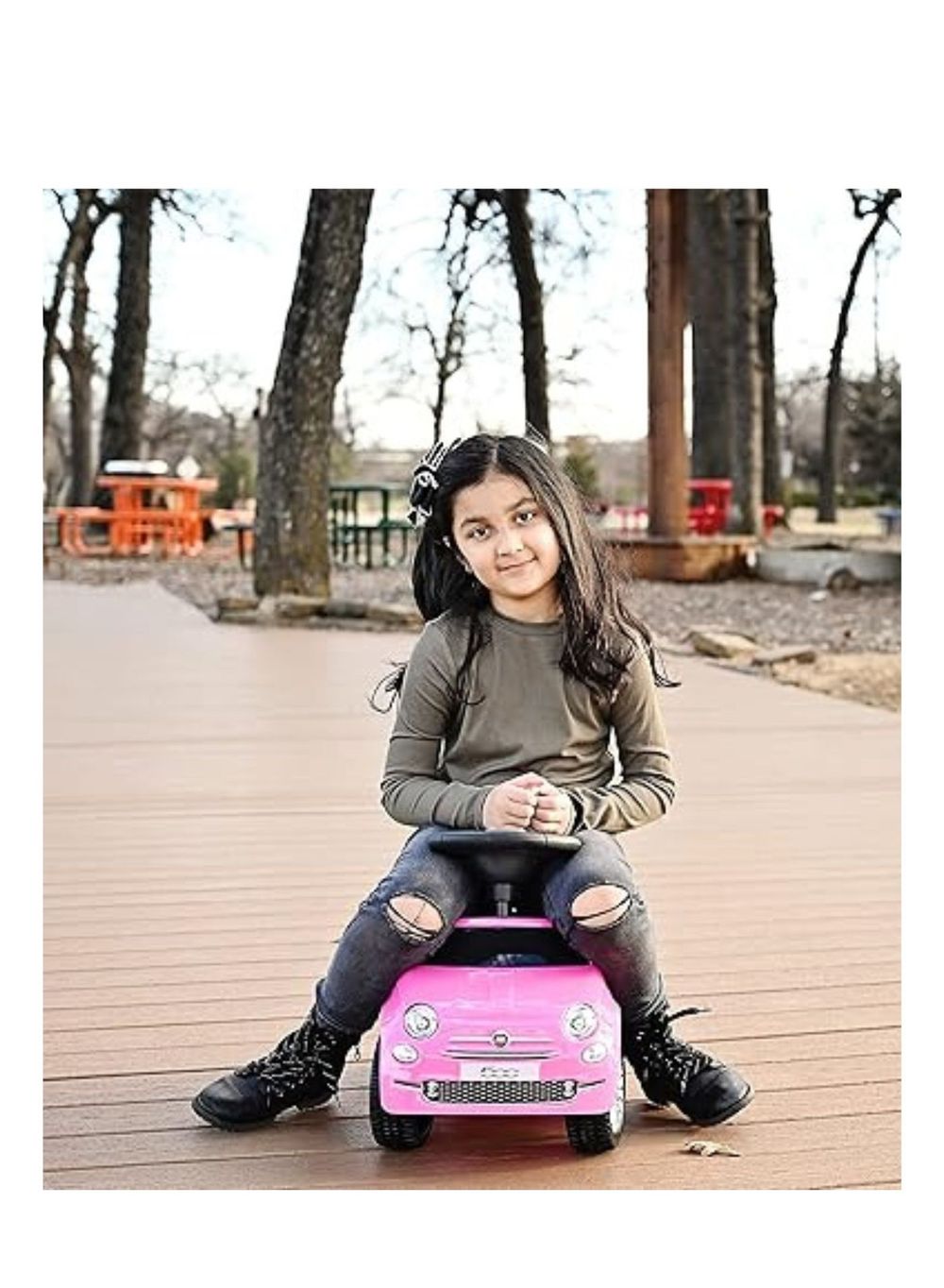 Little Angel Baby Ride On Push Car Toy With Wheel - Pink