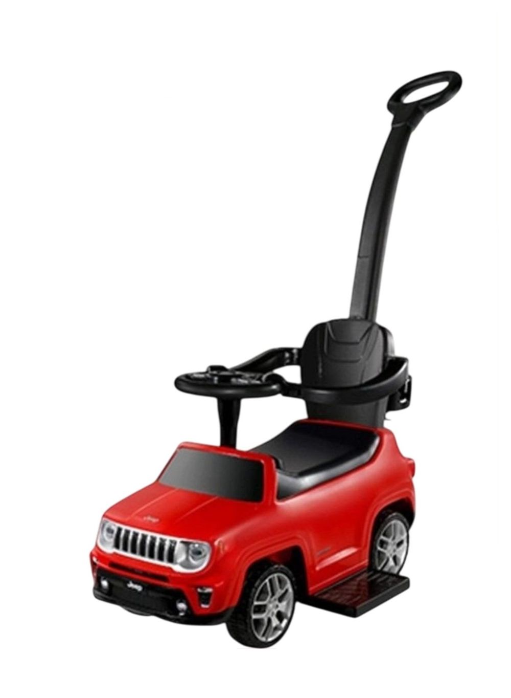 ليتل أنجل - سيارة دفع للأطفال مع مقبض - أحمر