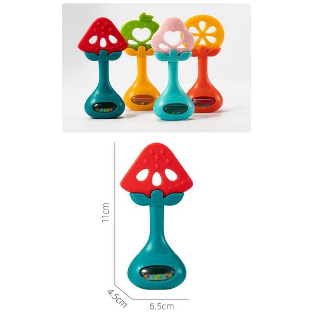 Huanger - Baby Fruit Teether With Rattle - Watermelon