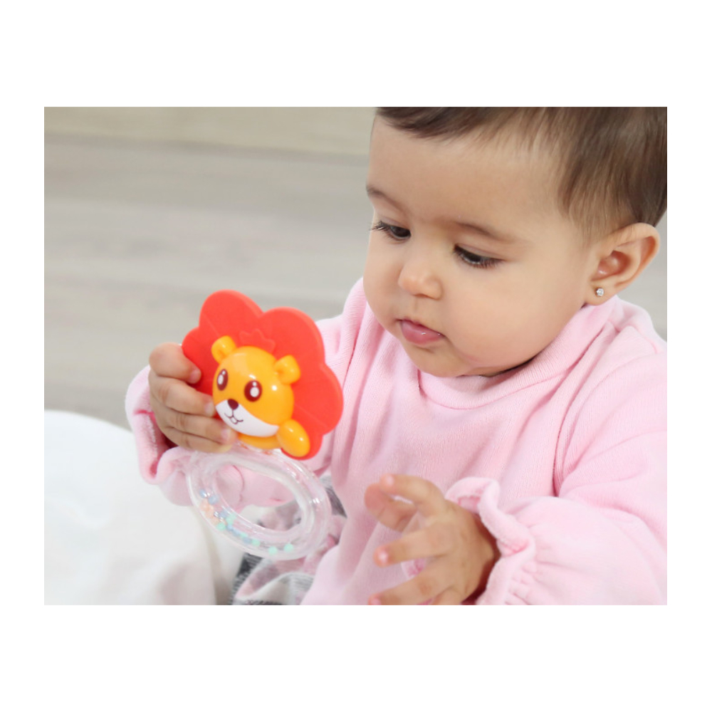 Huanger - Baby Mobile Phone Toy Rattle W/ Sounds -Pink