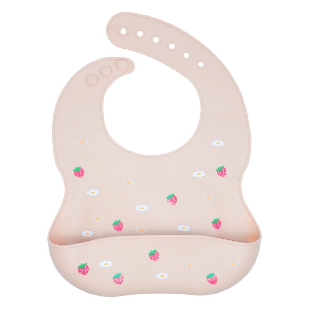 Little Angel Silicone Baby Bib For Infant - Strawberry & Lemon