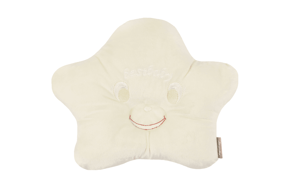 Night Angel - Star Baby Pillow - Newborn Head Shape & Neck Care -Cream