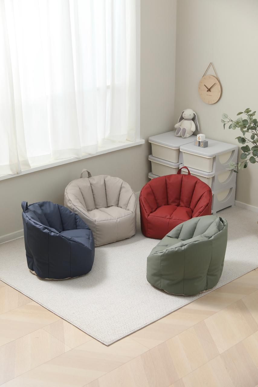 ليتل انجل - كرسي استرخاء بوف للأطفال - أزرق