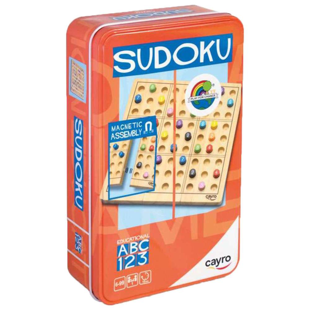 Cayro - Sudoku Board Game With Metal Box - 82 Pcs