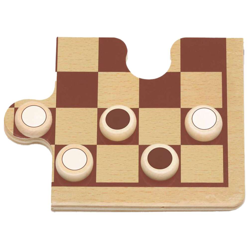 Cayro - Chess & Draughts Board Game With Metal Box - 61 Pcs