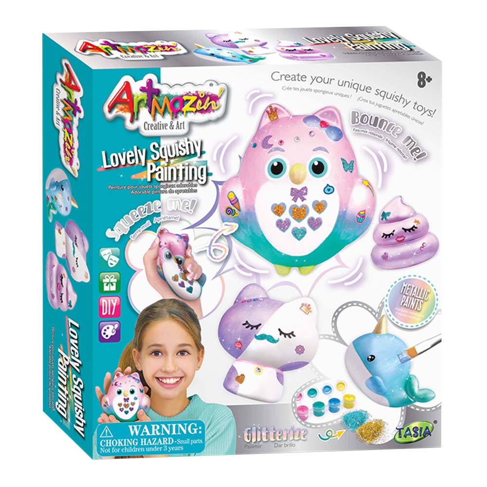 تاسيا - مجموعة تلوين سكويشي اللطيف آرتمازين - 23 قطعة