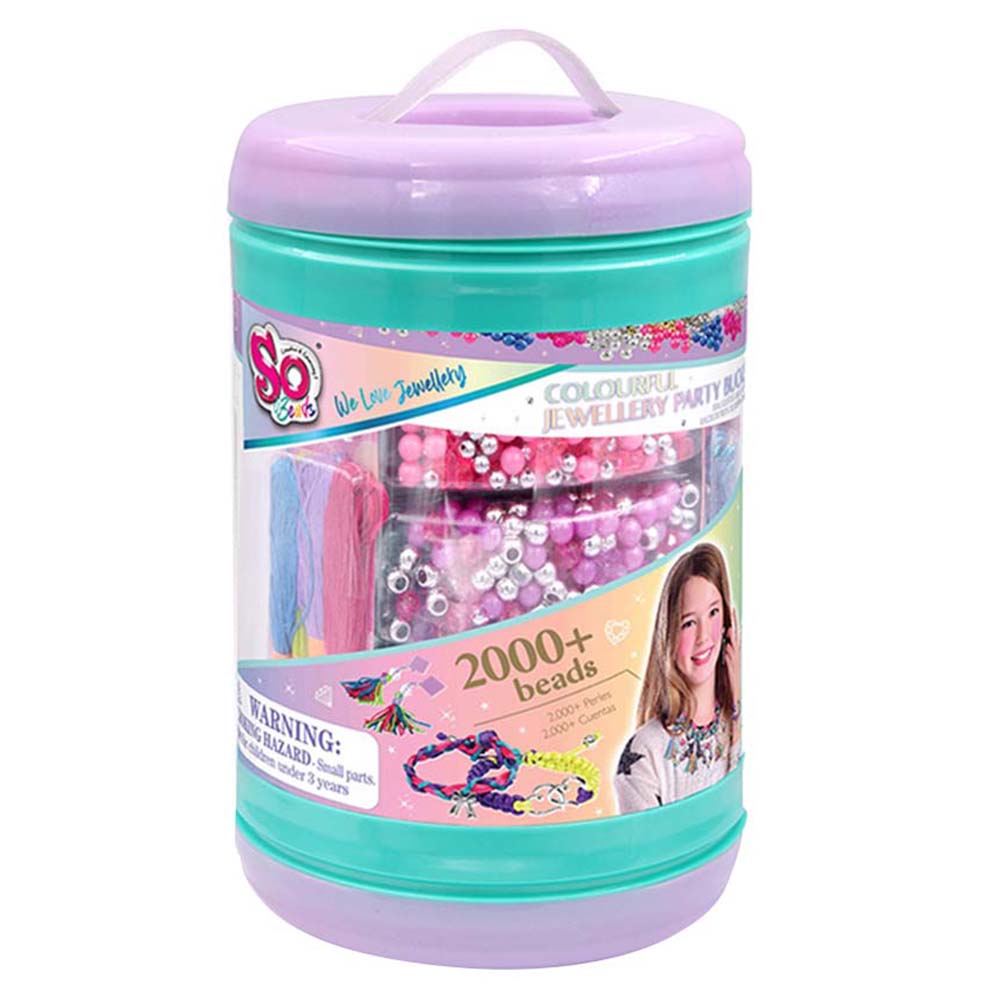 تاسيا - دلو مجوهرات ملونة سو بيدز - أكثر من 2017 قطعة