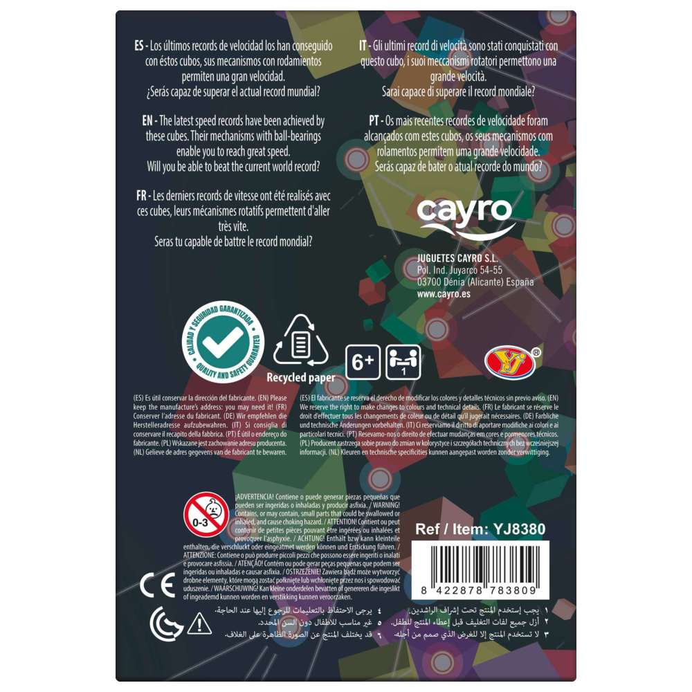 Cayro - 2x2x2 Mirror Cube Sensory Toy